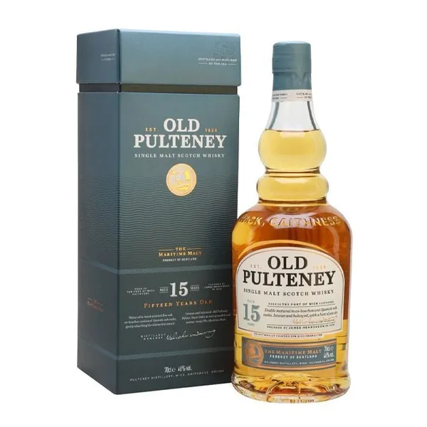Viskijs Old Pulteney Single Malt 15YO 46%