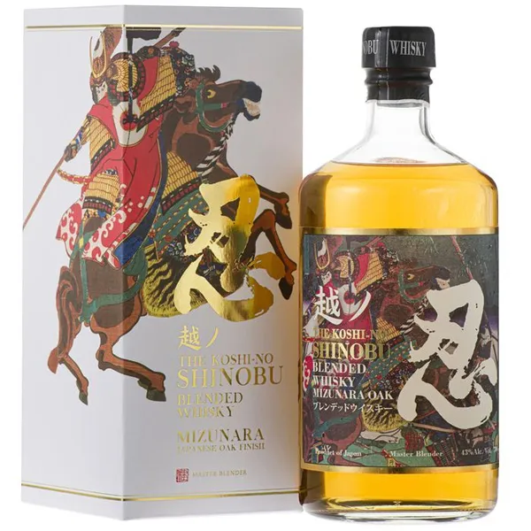 Viskijs Shinobu Blend.Mizunara Oak Finish 43%