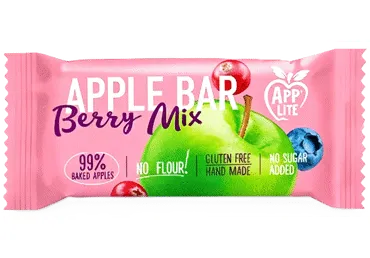 Ābolu batoniņš APP' LITE ar ogām 35g