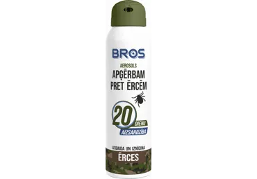Aerosols pret ērcēm BROS 90ml