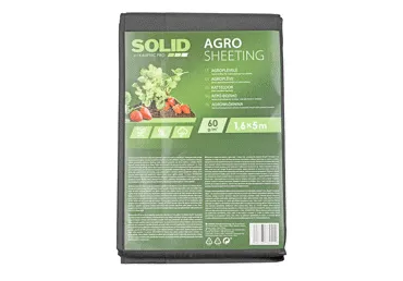 Agroplēve SOLID 1,6x5m 60g melna