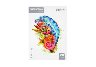 Akvareļu albums GRAFIA PLUS A4 20 lapas