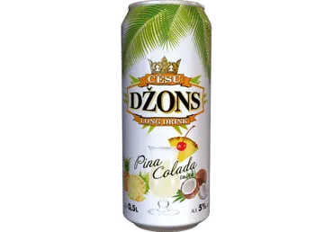 Alk.k. CĒSU DŽONS Pina Colada 5% 0,5L D