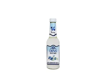Alk.kokt. DINS Gin&Tonic 14% 0,25L D