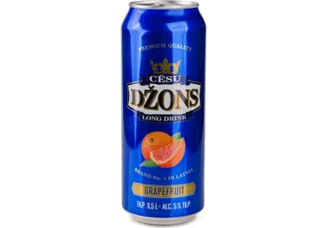 Alk.kokt.CĒSU DŽONS GRAPEFRUIT 5% 0,5L D