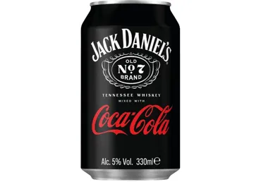 Alk.kokt.JACK DANIEL'S&Cola 5% 0,33L D