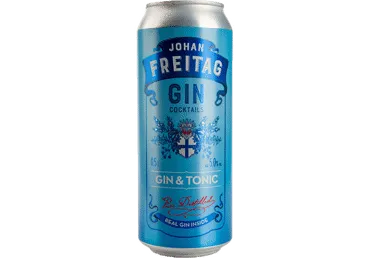 Alk.kokt.J.FREITAG GIN&TONIC 5% 0,5L D