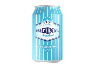 Alkoholiskais kokteilis ARTWALL Gin Long 5,5% 0,33L D
