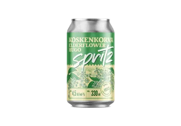 Alkoholisks kokteilis KOSKENKORVA Hugo Spritz 4,5%0,33L sk.D
