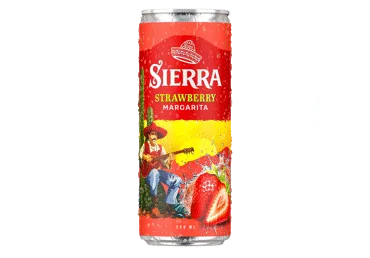 Alkoholisks kokteilis SIERRA Strawberry 6% 0,25L sk.D
