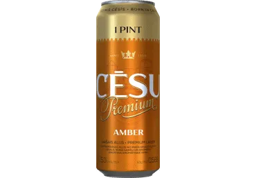 Alus CĒSU PREM.AMBER 5% 0,568L skārd.D