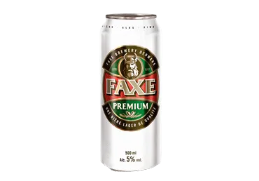 Alus FAXE 5% 0,5L skārd.D
