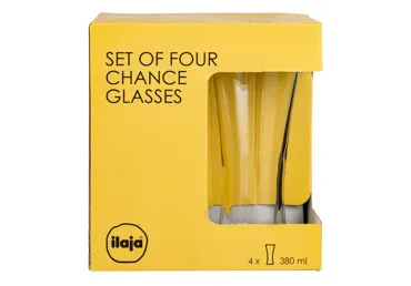 Alus glāzes ILAJA Chance 4gab. 380ml