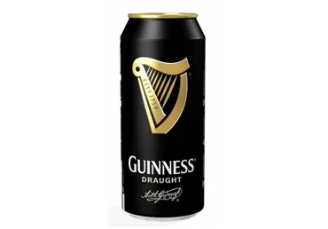 Alus GUINNESS Draught, bundžā, 4,2%, 0.44l (DEP)