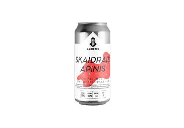 Alus LABIETIS Skaidrais Apinis b/a 0% 0,44L sk.D