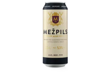 Alus MEŽPILS Gaišais 5,3% 0,5L sk.D