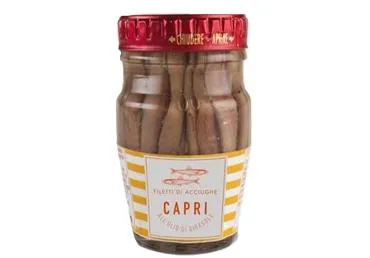 Anšovu fileja saulespuķu eļļā CAPRI 80g
