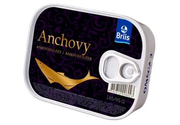 Brētliņu filejas Anchovy BRIIS, 145g