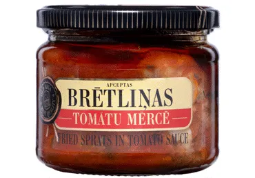 Konservs brētliņa apcepta tomātu mērcē OLD RIGA 280g