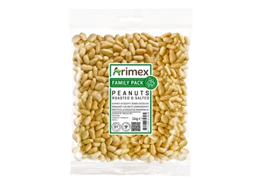 Apcepti sālīti zemesrieksti ARIMEX 1kg