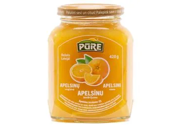 Apelsīnu ievārījums PŪRE 420g