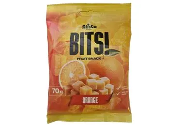 Konfektes želejas apelsīnu našķis Bits! 70g