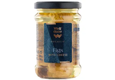 Ar svaigo sieru pildītas vīģes WELL DONE PREMIUM 250g