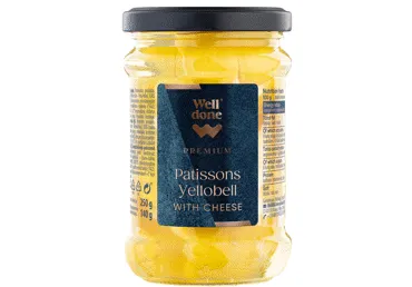 Ar svaigo sieru pildīti patisoni WELL DONE PREMIUM 250g