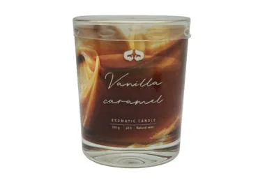 Aromātiska svece DIANA CANDLE Vanilla Caramel 7x8,6cm