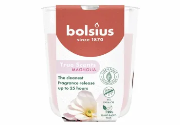 Aromātiska svece glāzē BOLSIUS Magnolia 10x8,5cm