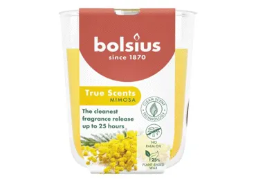 Aromātiska svece glāzē BOLSIUS Mimosa 8x7cm