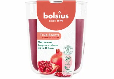 Aromātiska svece glāzē BOLSIUS Pomegranate 10x8,5cm