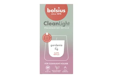 Aromātiska svece glāzē komplekts BOLSIUS Gardenia Fig