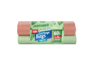 Aromātiskie atkritumu maisi 60L 2x10gab.