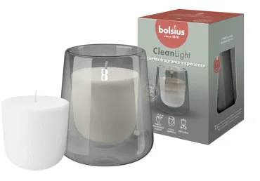 Aromātisko sveču glāžu komplekts  BOLSIUS Cypres.Amber