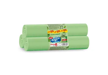 Aromatizēti atkritumu maisi 60L 3x10gab.