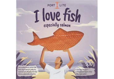 Atlantijas laša fileja a/k PORTLITE 500g