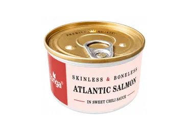 Atlantijas lasis bez ādas saldā čili mērcē BANGA 160g