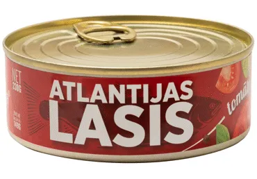 Atlantijas lasis tomātu mērcē BANGA 230g