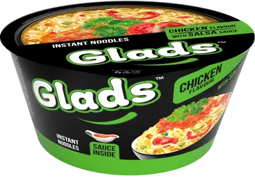 Ātri pagatavojamas nūdeles GLADS ar vistas garšu 85g