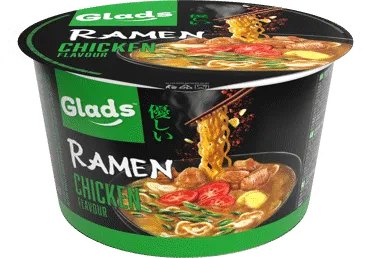 Ātri pagatavojamas nūdeles GLADS Ramen vista 105g