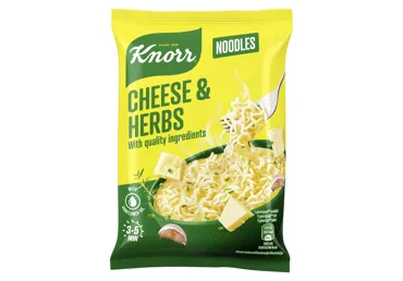 Ātri pagatavojamas nūdeles KNORR ar siera garšu 61g