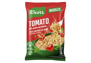 Ātri pagatavojamas nūdeles KNORR ar tomātu garšu 65g