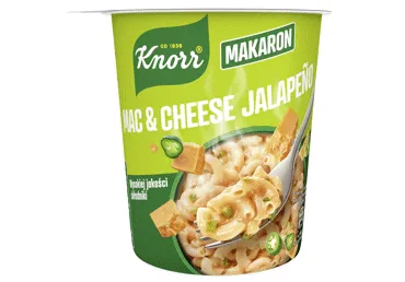 Ātri pagatavojamas nūdeles KNORR siers un halapenjo 62g