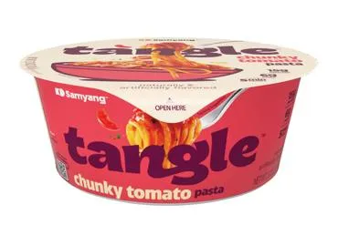 Ātri pagatavojamas nūdeles SAMYANG Tangle tomātu, trauciņā 105g