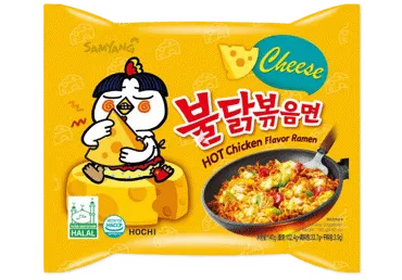 Ātri pagatavojamas nūdeles SAMYANG vistas&siera Ramen 140g