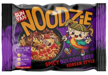 Ātri pagatavojamas nūdeles SUN YAN Noodzie liellopa 120g