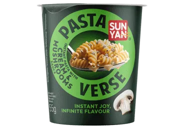 Ātri pagatavojamas nūdeles SUN YAN Pasta Verse sēņu 55g