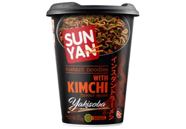 Ātri pagatavojamas nūdeles SUN YAN Yakisoba Kimchi 85g
