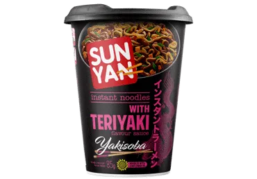Ātri pagatavojamas nūdeles SUN YAN Yakisoba Teryaki 85g